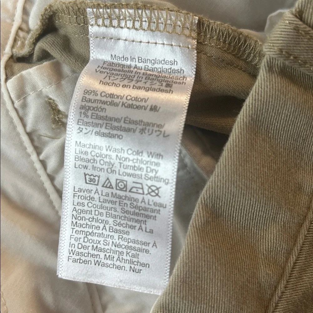 Crewcuts pair of Casual Tan cords & khaki cotton Pants size 5(boys)